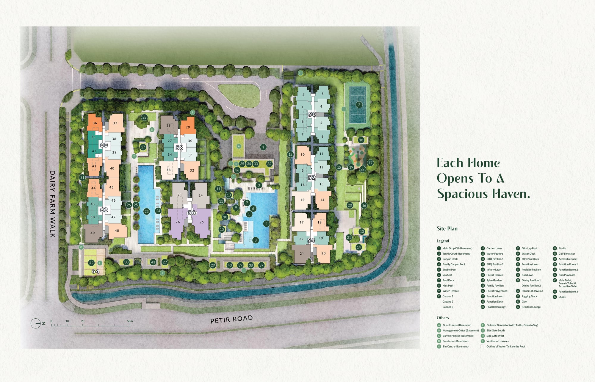 Site plan, tap to enlarge