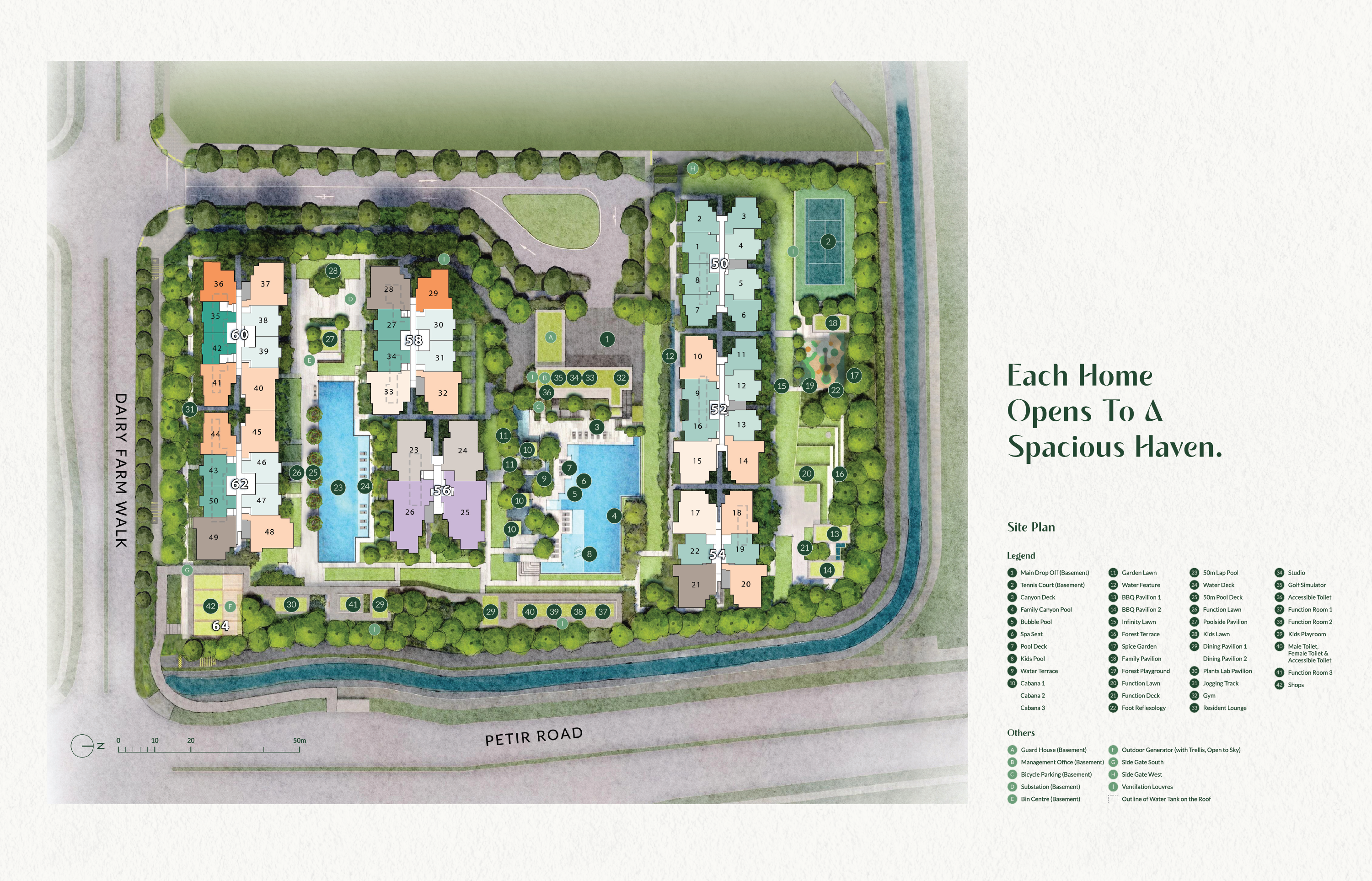 Site plan, tap to enlarge
