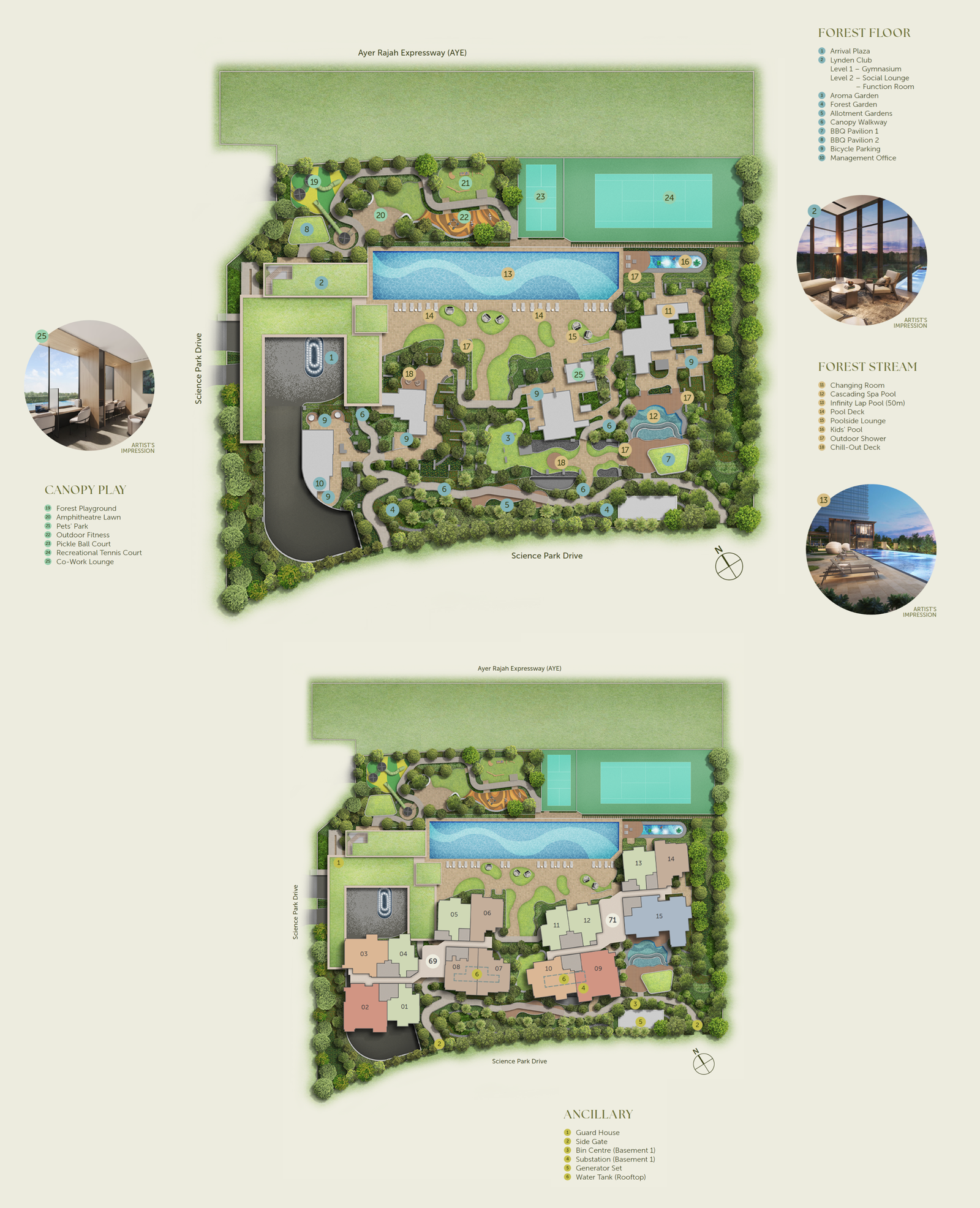 Site plan, tap to enlarge