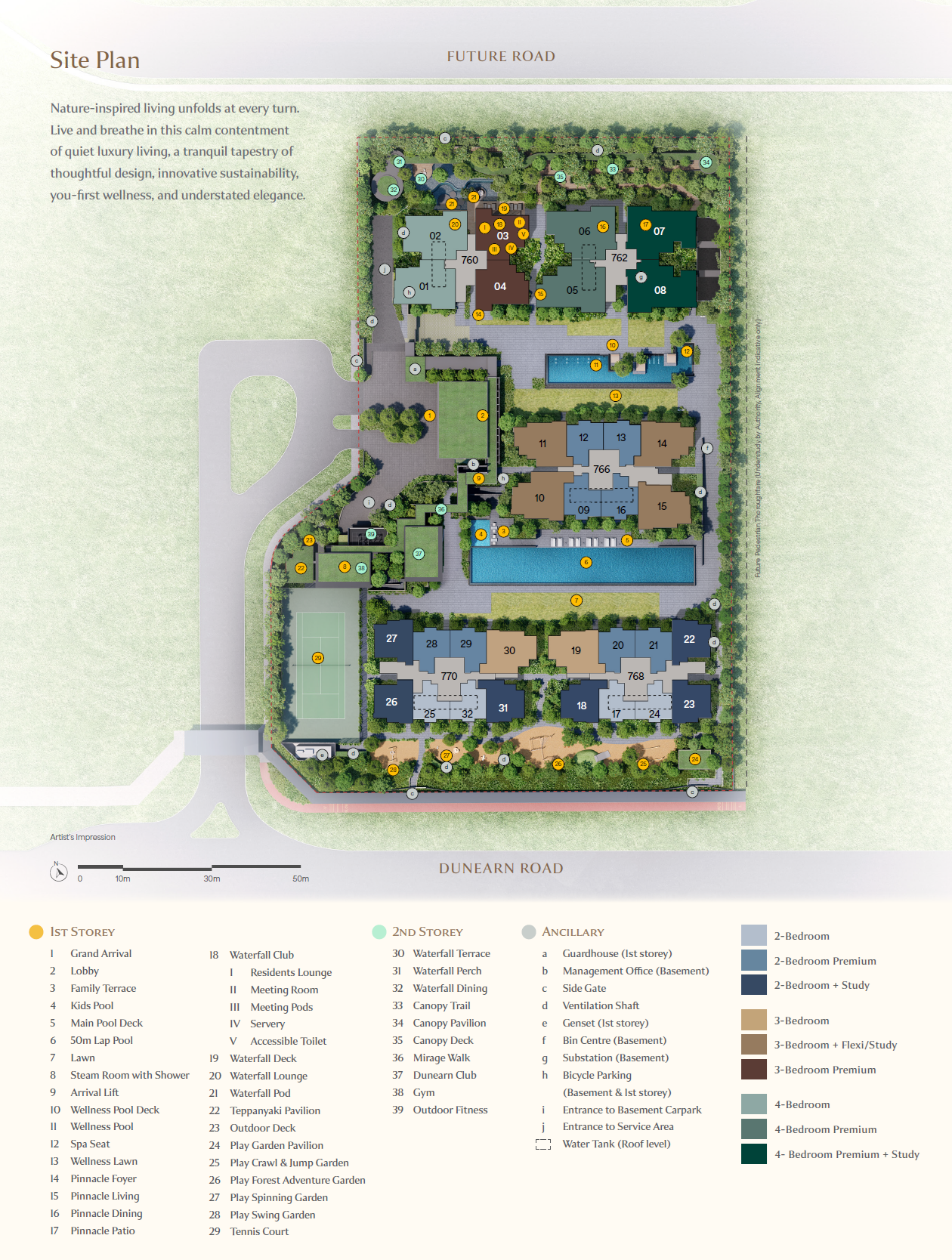 Site plan, tap to enlarge