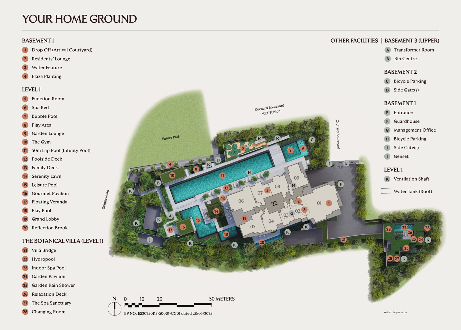 Site plan, tap to enlarge