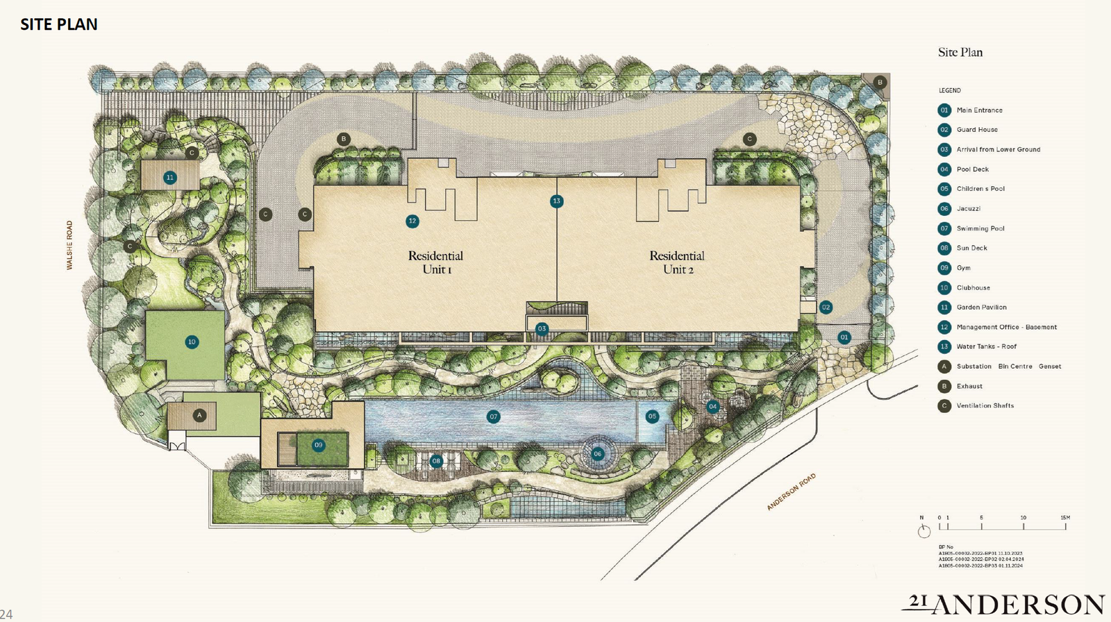 Site plan, tap to enlarge