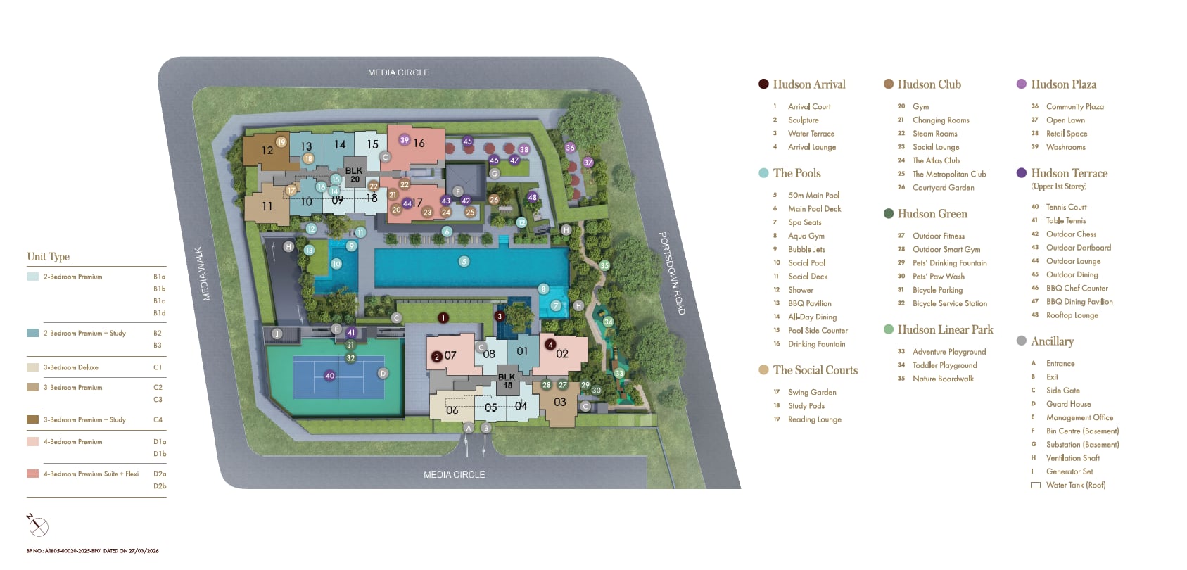 Site plan, tap to enlarge