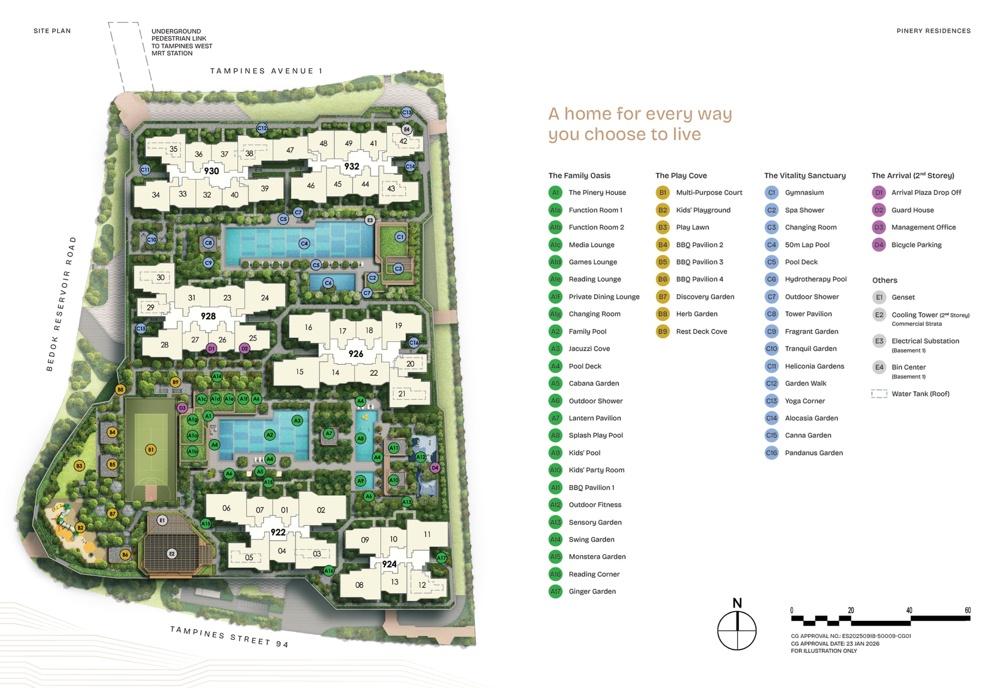 Site plan, tap to enlarge